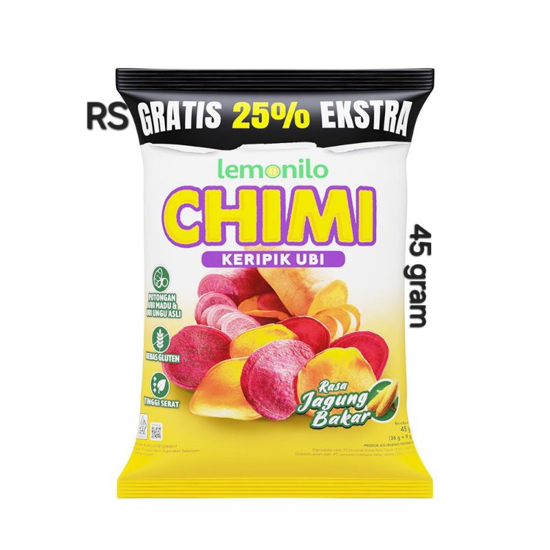 

lemonilo chimi keripik ubi jagung bakar/balado/jagung bakar 45g