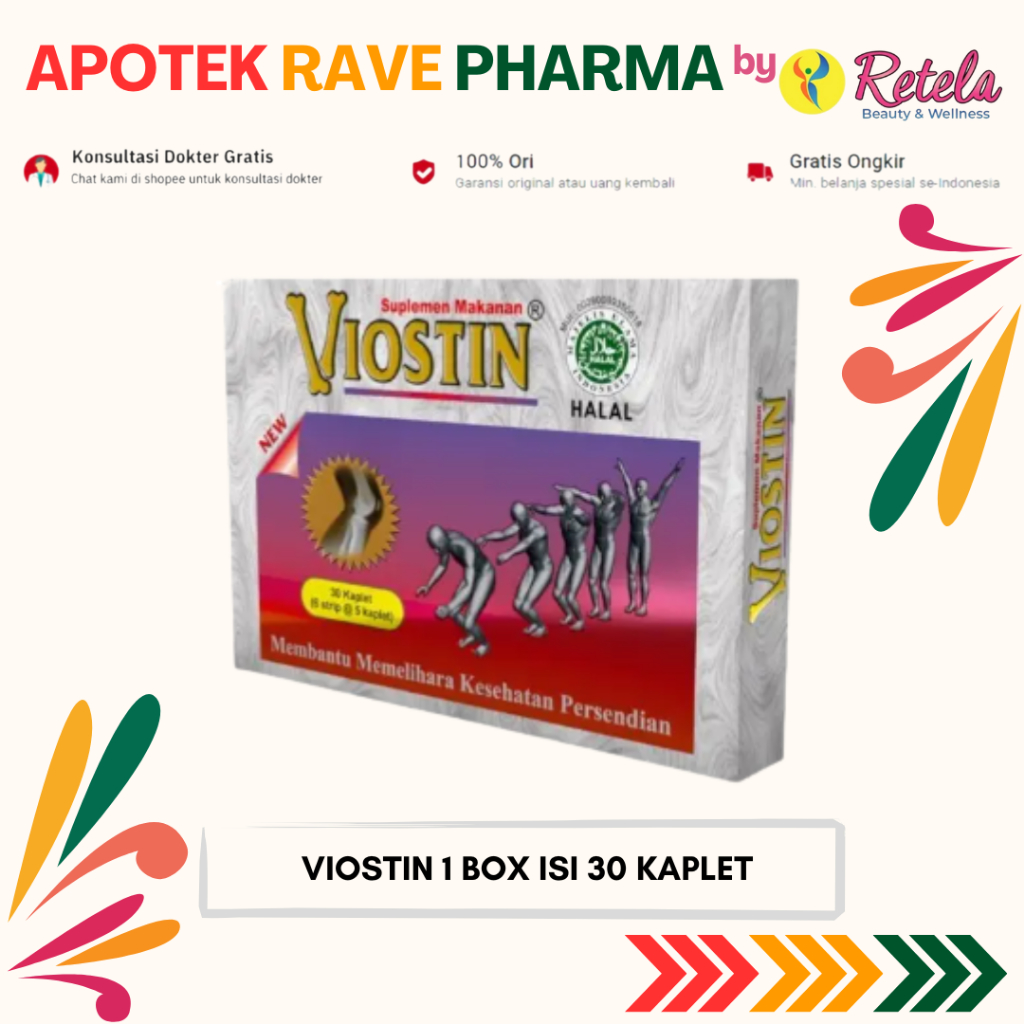 

VIOSTIN 1 BOX ISI 30 KAPLET
