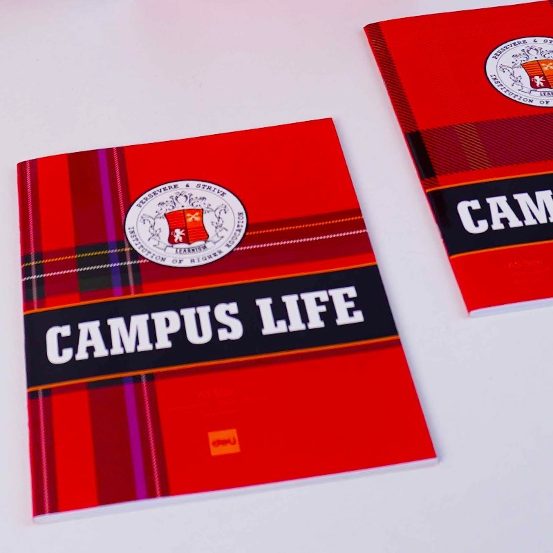 

Promo Deli Buku Tulis Campus 58 Lembar 10 PCS/PACK Buku Tulis Sekolah 38/42 Notebook A5/B5 CNA5X8