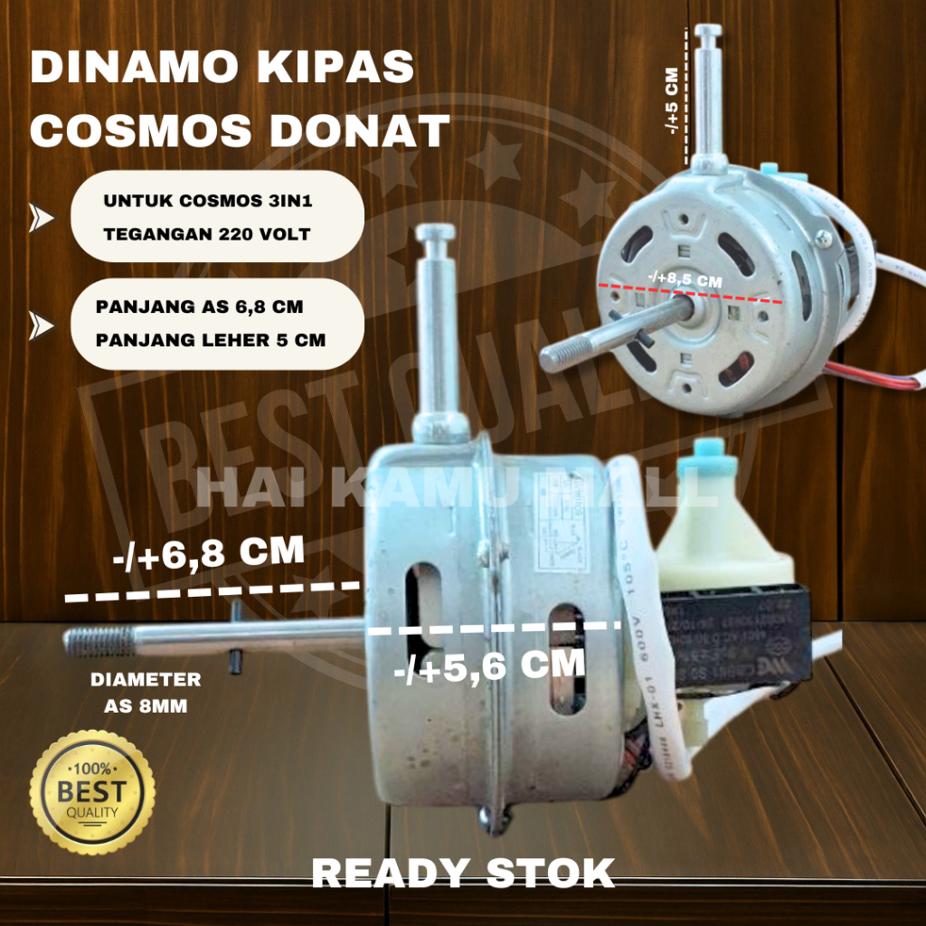 DINAMO kipas COSMOS WADESTA/motor kipas COSMOS BARU 3in1 ALUMUNIUM/dinamo COSMOS DONAT