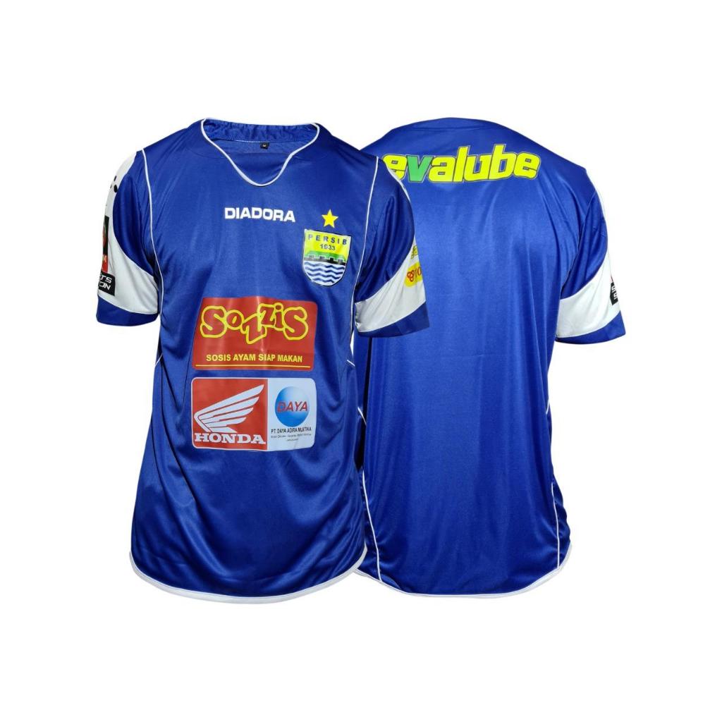 jersey persib 2009 jersey retro persib jersey baju sport olahraga jersey home