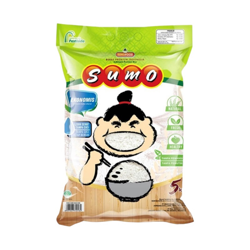 

Beras Sumo Kemasan Hijau 5kg