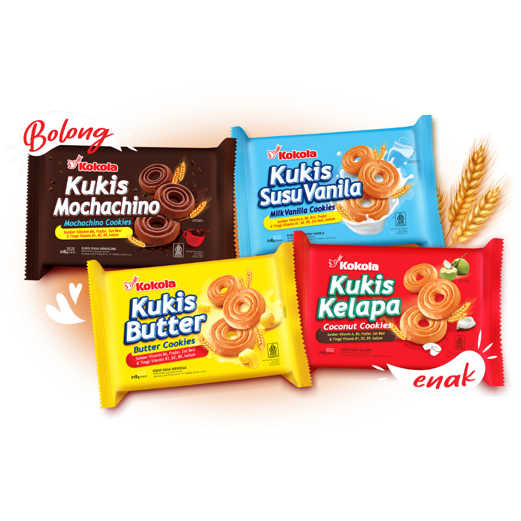 

KOKOLA KUKIS 218GR ALL VARIAN KUKIS KELAPA BUTTER SUSU VANILA MOCHACHINO
