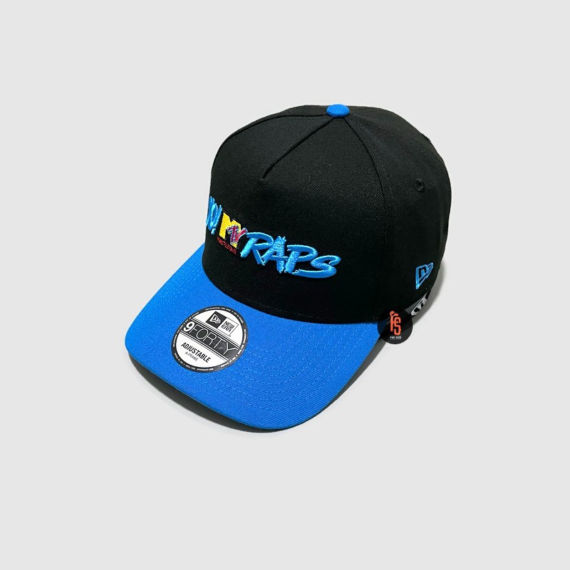 TOPI NEW ERA ORIGINAL 940 A FRAME YO MTV RAPS BLACK BLUE