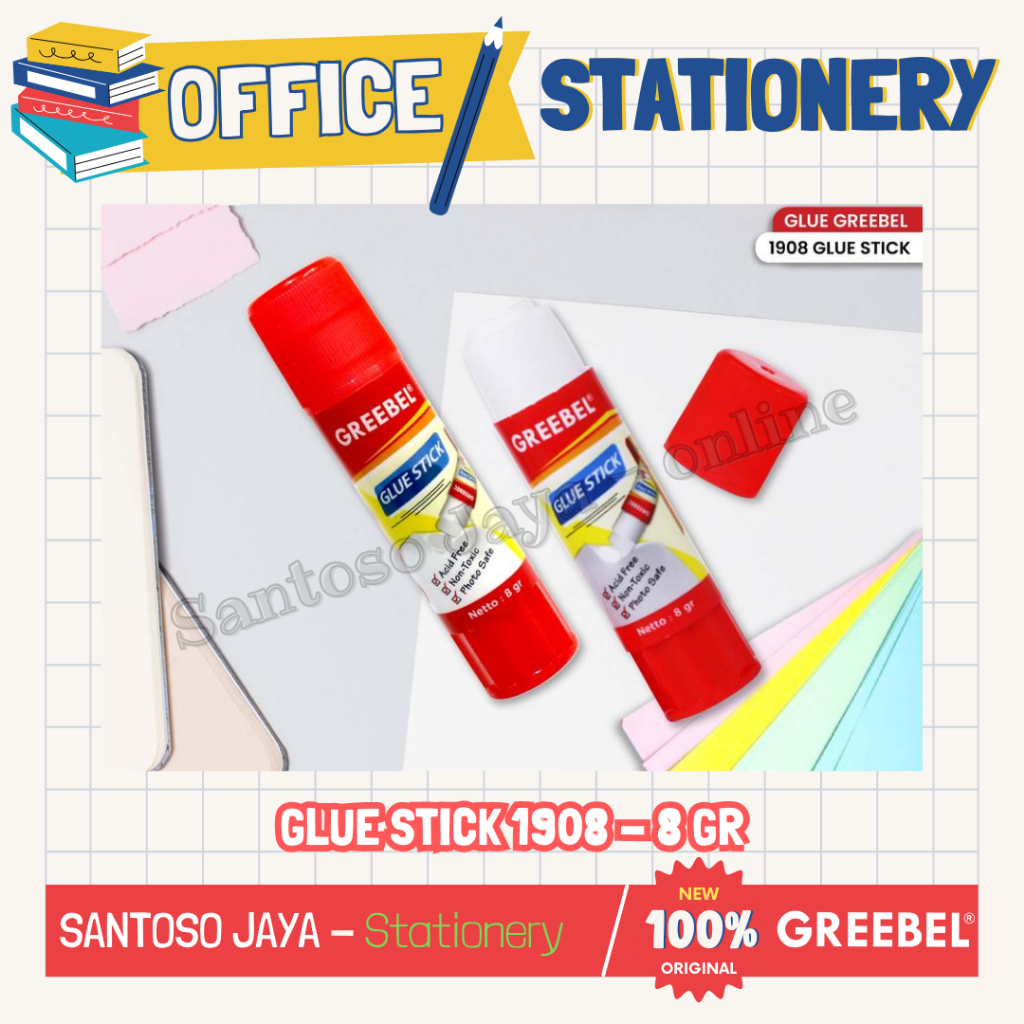 

Lem Stik GREEBEL - Glue Stick Lem Kertas GREEBEL 8 15 21 gr