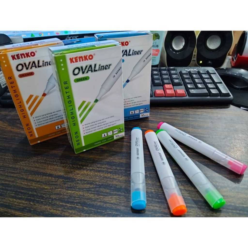 

TEXTLINER MURAH / TEXTLINER WARNA WARNI ENAK DIPAKAI / TEXTLINER OVALINER