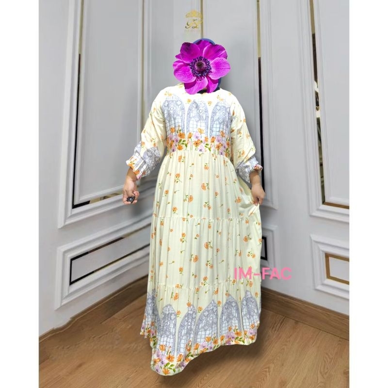 Gamis Katun Premium Jumbo 5L