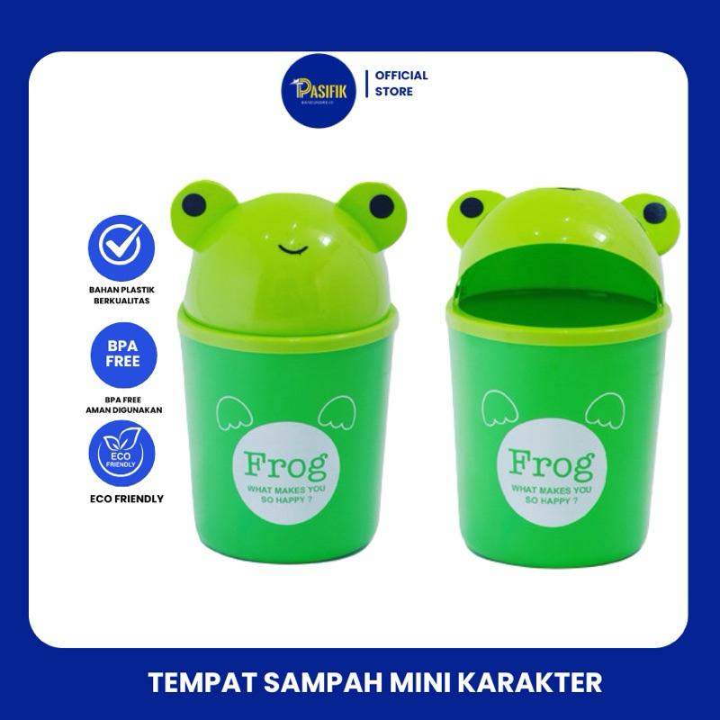 KERANJANG SAMPAH PANDA KECIL / TEMPAT SAMPAH KARAKTER