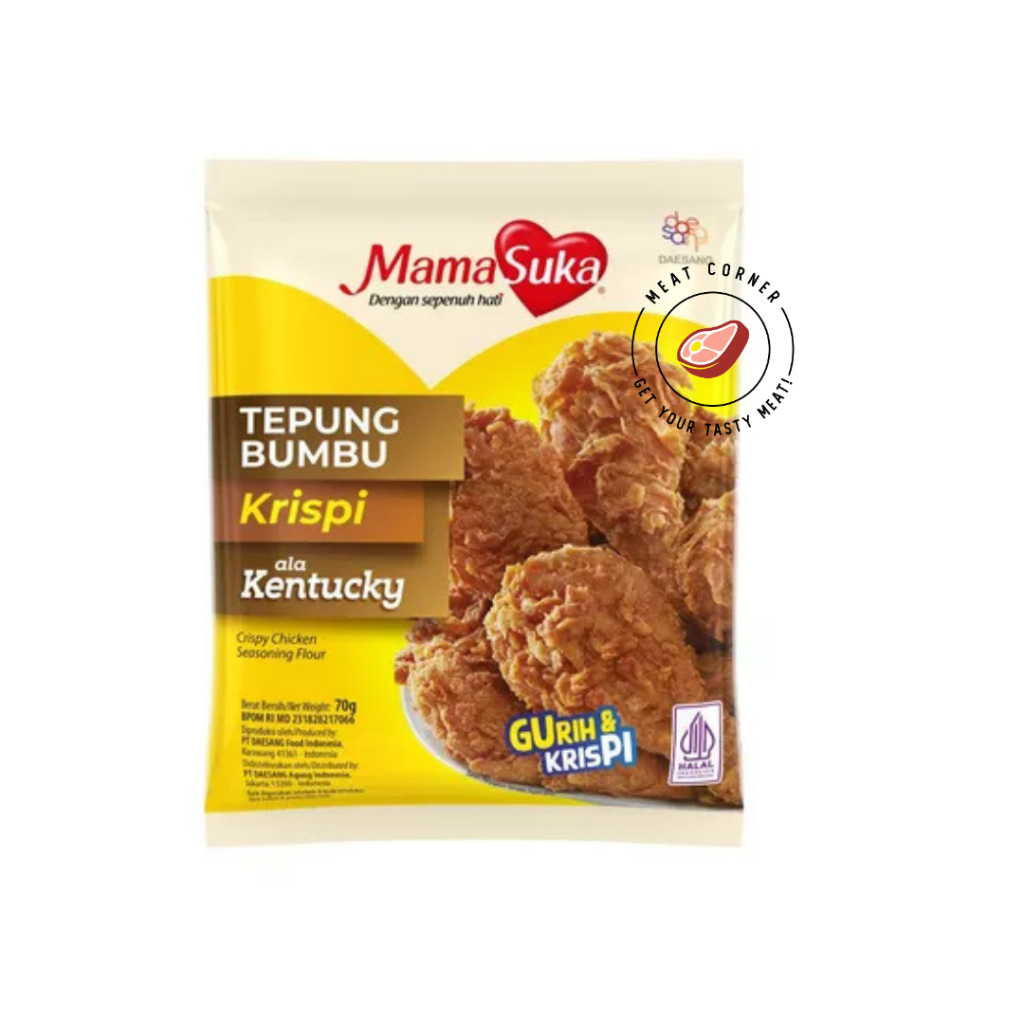 

MamaSuka Tepung Bumbu Krispi Kentucky 70gr/210gr. Meat Corner Kota Bambu