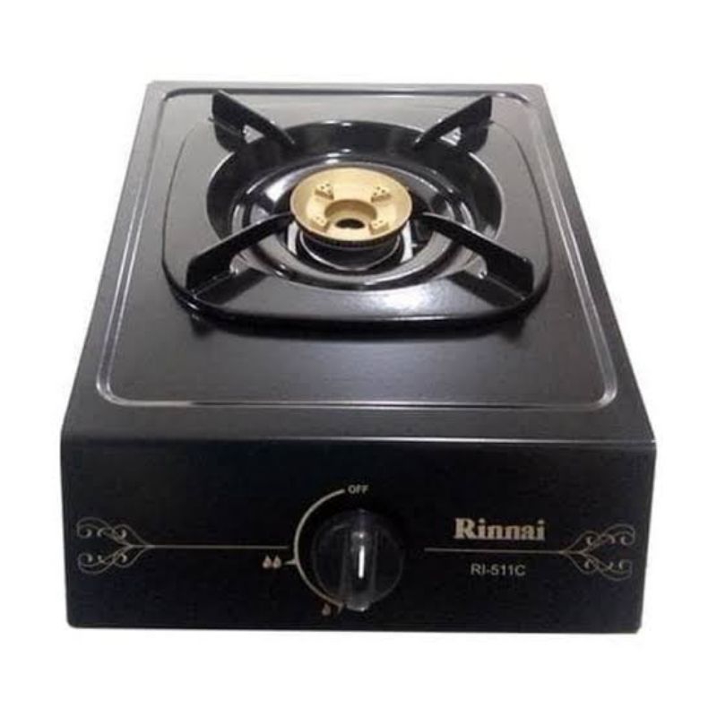 Kompor Gas Rinnai 1 tungku Burner kuningan RI-511C