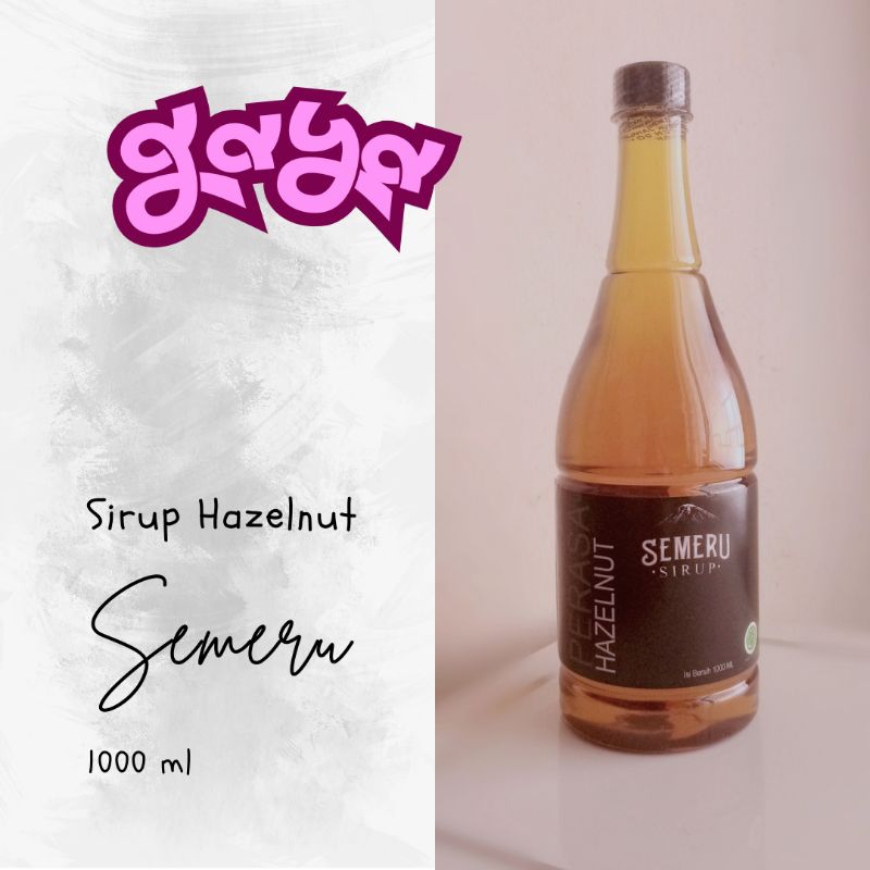 

Hazelnut Syrup 1000ml - Sirup Semeru Rasa Hazelnut