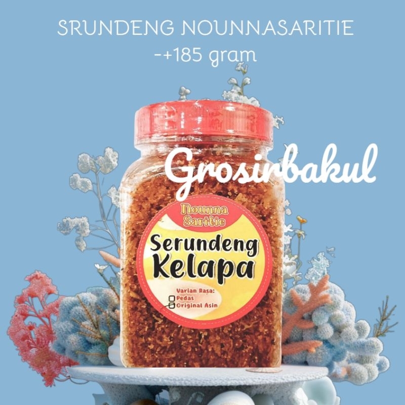 

Srundeng Kelapa Nounna Saritie -+185 Gram