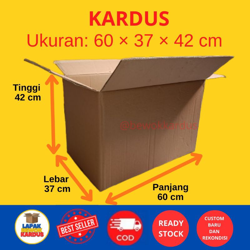 

kardus 60 × 37 × 42 cm