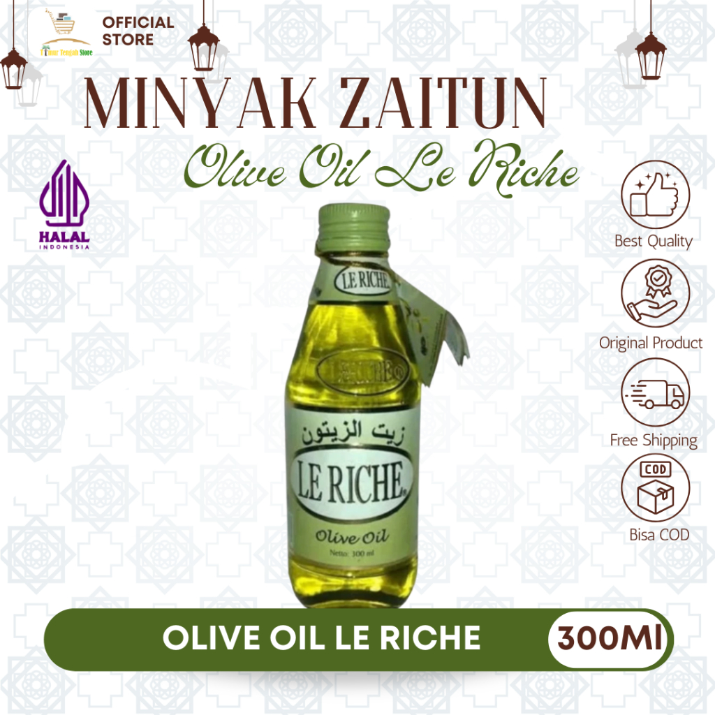 

Minyak Zaitun Le Riche 300 ml | Minyak Zaitun Murni Original