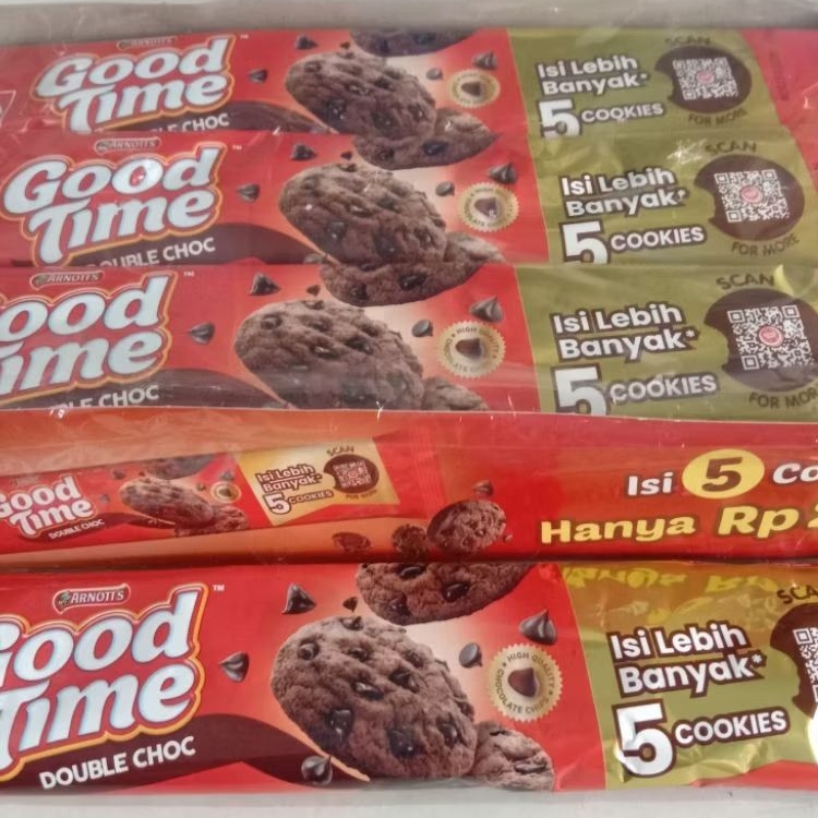 

Good Time Cookies 10.6gr isi 5 harga 4 pcs