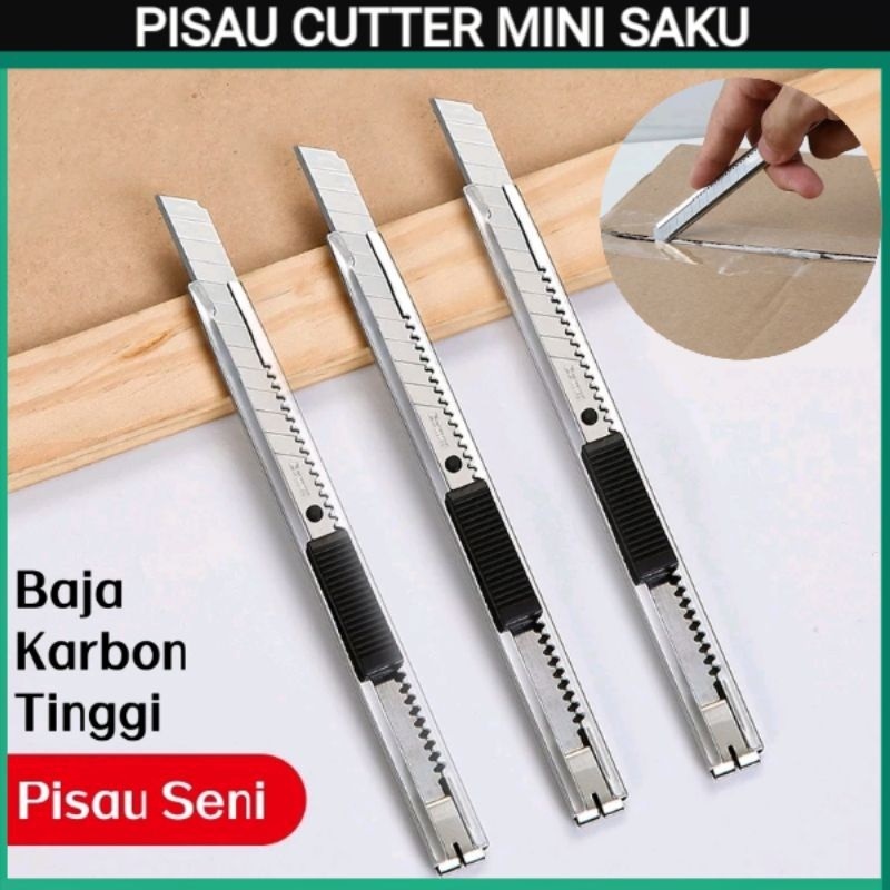 

ITLIUPA STAINLESS LIGHT Cutter Mini PANJANG Minimalis Alat Serbaguna Cutting Paket Mini Cutter Portable Pemotong Kertas Unboxing Paket Bentuk Oval Pisau Cutter Mini Multi Fungsi