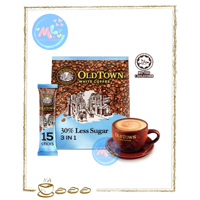 

OLDTOWN Less Sugar Instant Premix 3 In 1 White Coffee (35g x 15's)