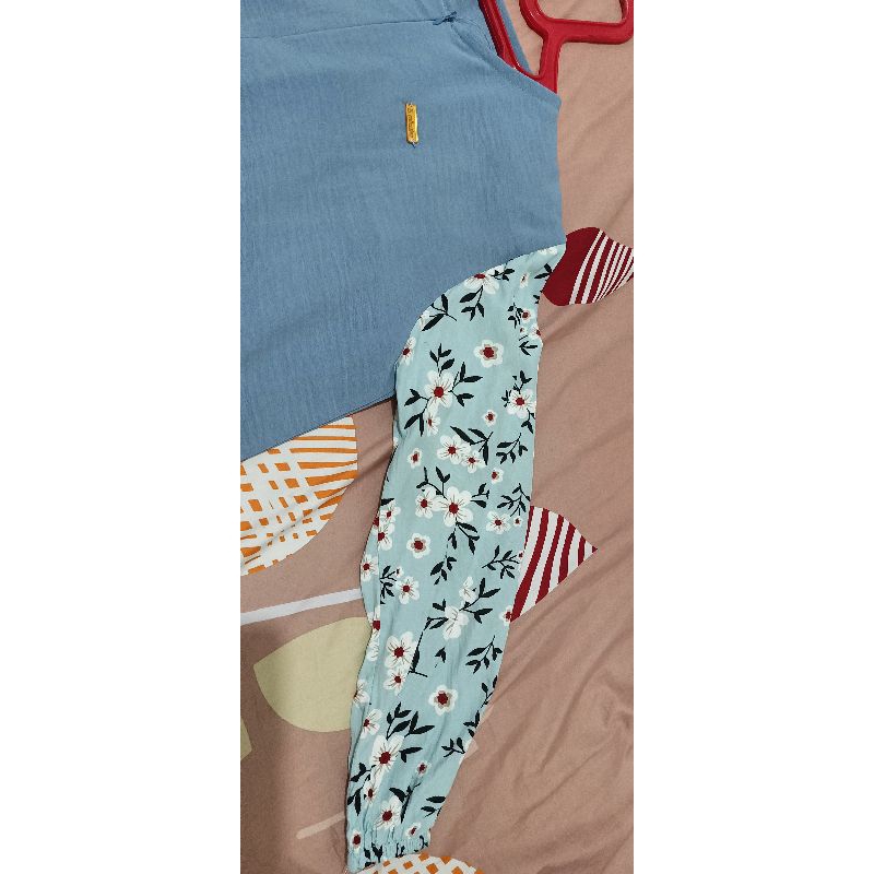 Preloved crinkle dress/dress muslim/long dress