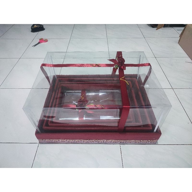 

Kotak Hantaran Seserahan/ Kotak Hantaran Pernikah Ukuran XL ( 42x32x25 )