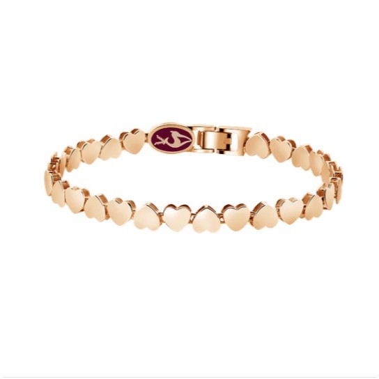 Frank & co. Frank Gold Mirror Bracelet Heart Shape | Gelang Emas 18K Motif Hati Elegan & Berkilau