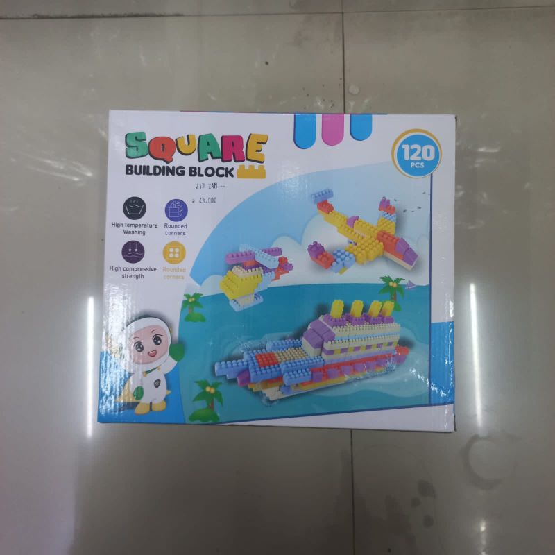 mainan square building block 120pcs