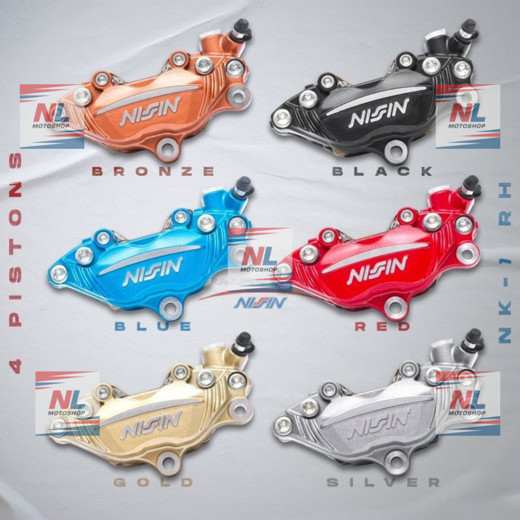 Kaliper Nissin 4 Piston Original Samurai Brake