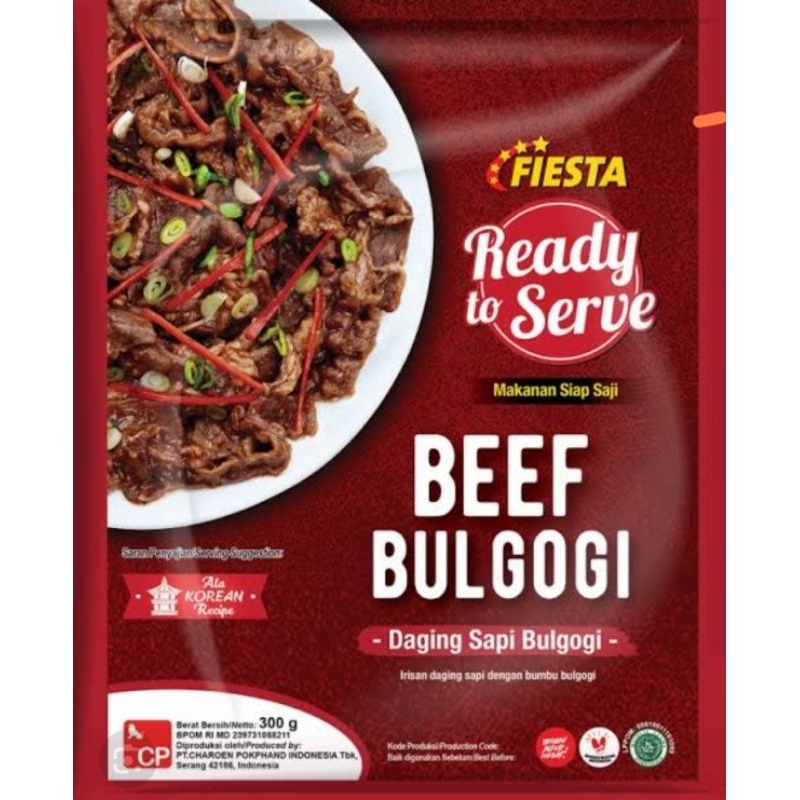 

Fiesta Beef Bulgogi 300gr