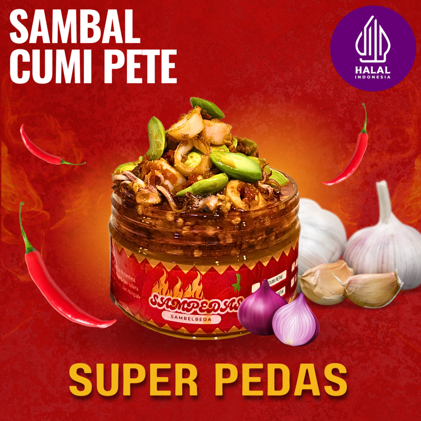 

1 PACK SAMBEL CUMI PETE SAMPEDAS ( 200 GRAM)