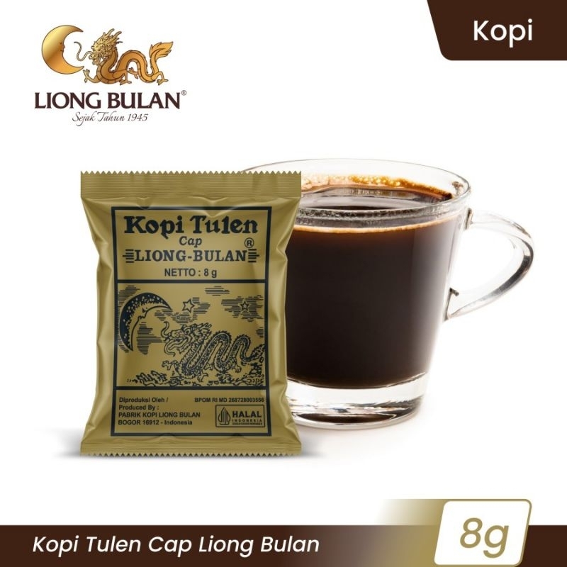 

Kopi Tulen Cap Liong Bulan Kopi Khas Bogor isi 1 pcs Kopi Tanpa Gula