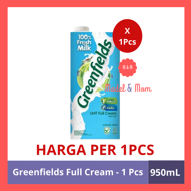 

GREENFIELDS SUSU UHT 950 ML 1 PCS [MADEL]