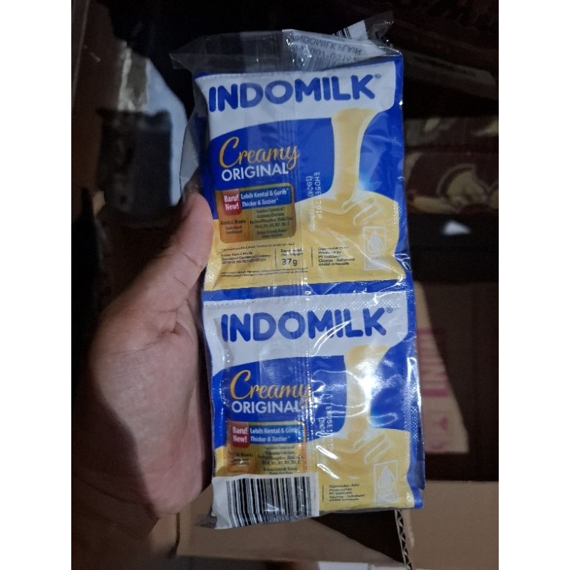 

indomilk renteng isi 6 sachet putih diskon live xtra