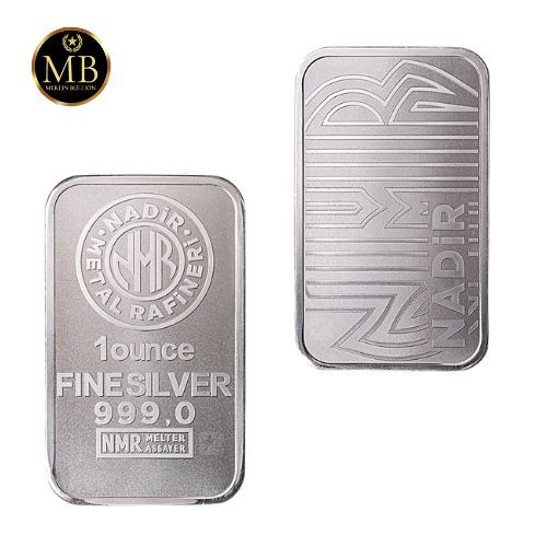 SILVER / PERAK BATANG NADIR TURKI 1 OZ GRATIS KAPSUL TIDAK BERSERTIFIKAT