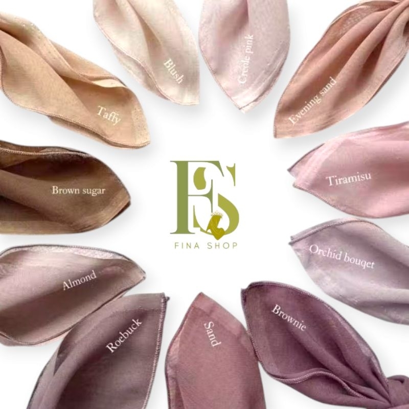 Hijab Paris Jadul Premium Kerudung Segi Empat Muslim Square Varisha Banyak Varian Warna Cantik Dan K