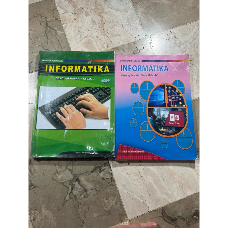 Buku Informatika, kelas 3,4,III,IV, SD, BPK Penabur Jakarta