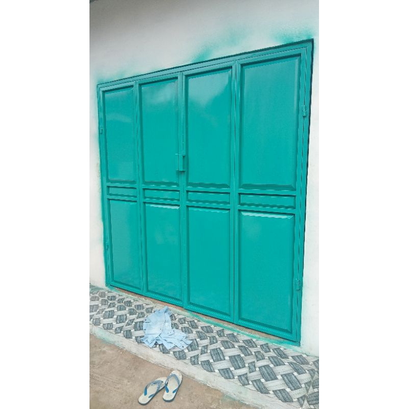 pintu lipat bahan besi plat bending