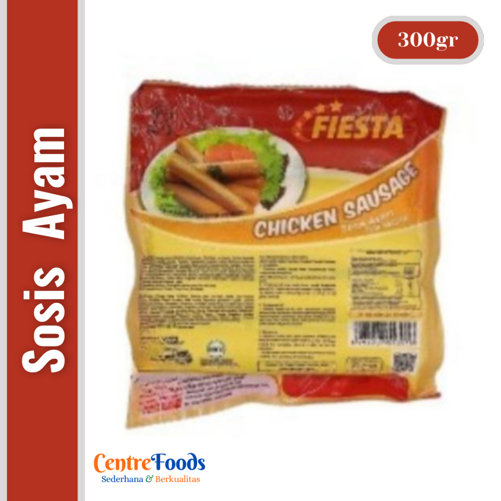 

Sosis Ayam - Chicken Sausage Fiesta | 300gr [ Harga Per BKS ]