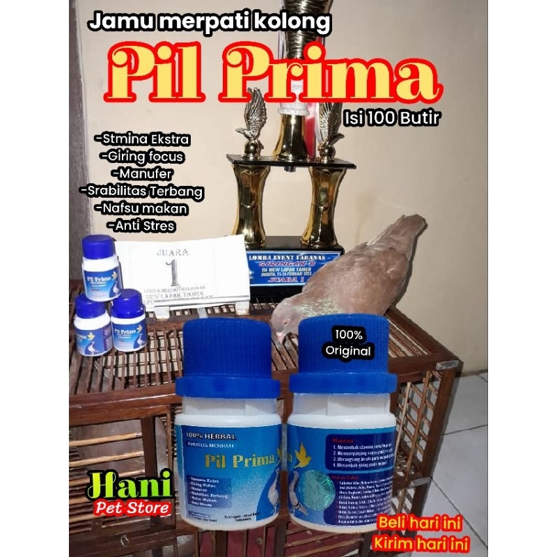 JAMU MERPATI KOLONG PIL PRIMA OBAT GIRING VITAMIN BURUNG MERPATI