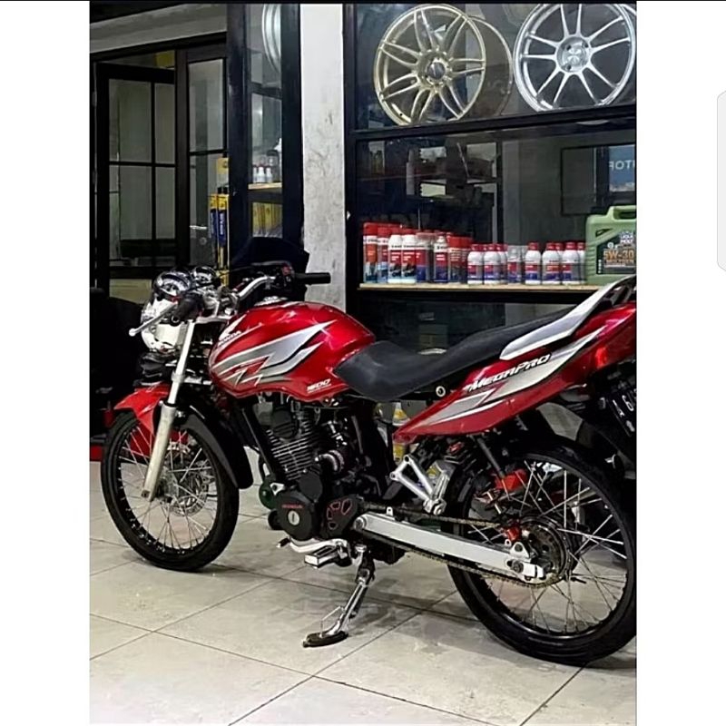Striping Megapro Merah 2008lis stiker standar Ori Honda Megapro Primus 2008 merah stiker Ori megapro
