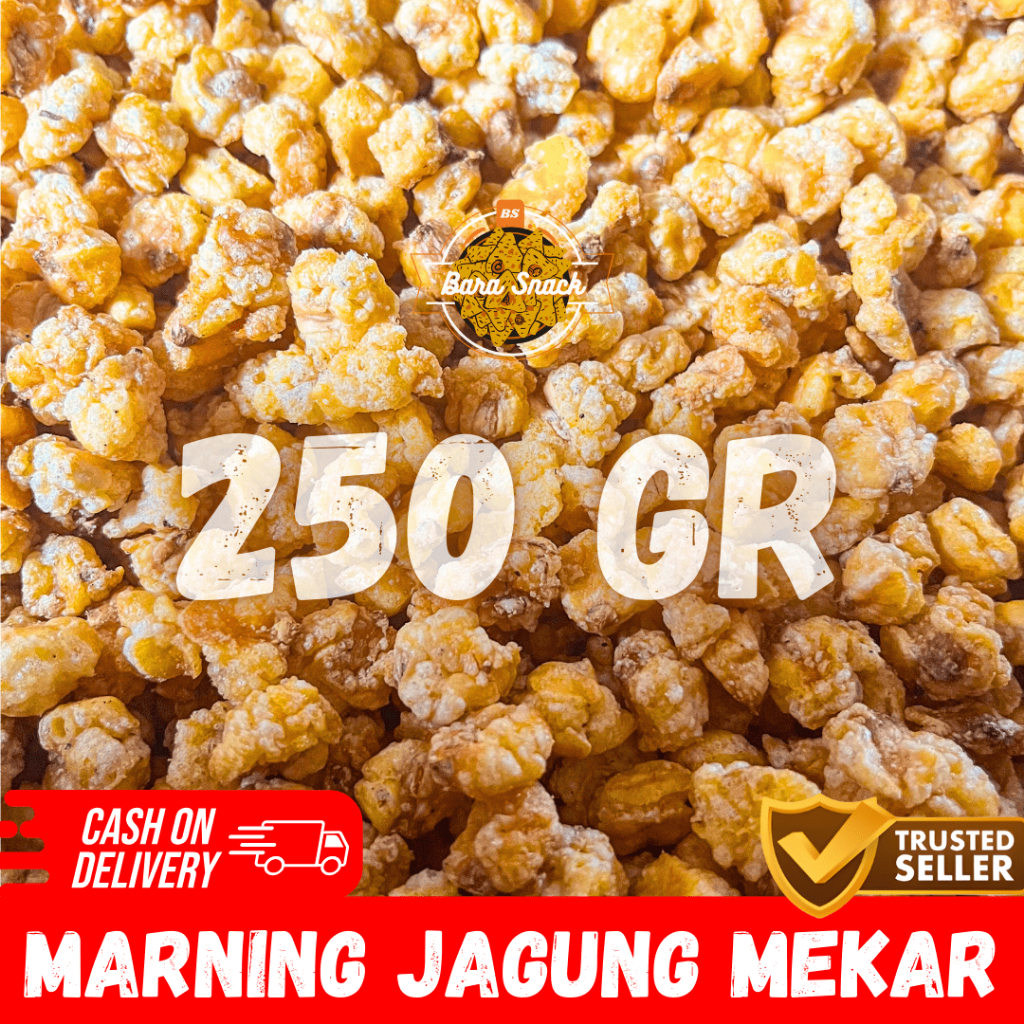 

[ 250gr ] Marning Jagung Mekar Gurih Asin / Camilan Snack Kiloan Murah