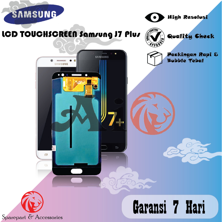 LCD TOUCHSCREEN SAMSUNG GALAXY J7 PLUS C7 2018 C710 C7100 OLED ORIGINAL