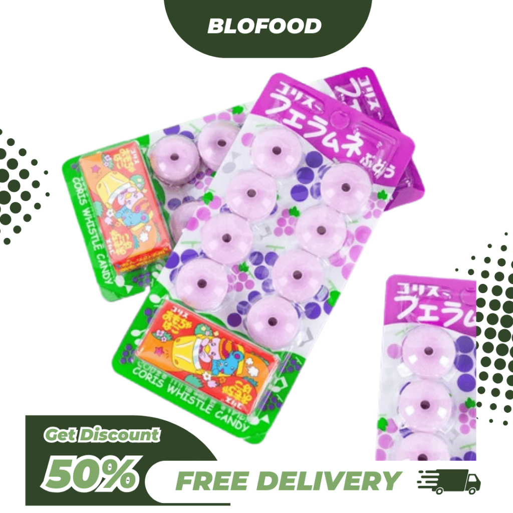 

BF.ID [Kids Favorite] Fue Ramune Whistle Candy Grape