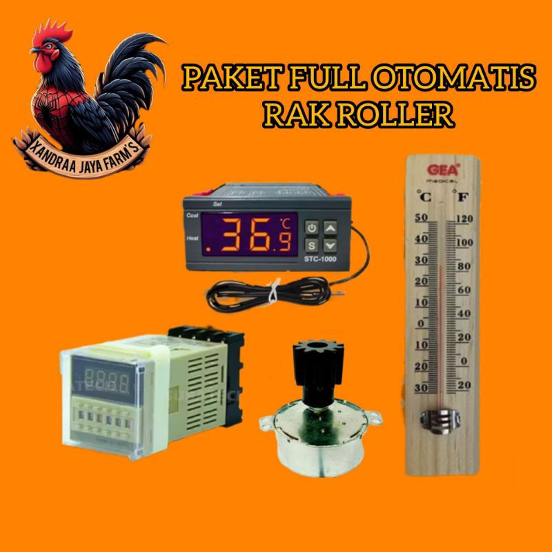 Paket Full Otomatis Rak Roller Mesin Tetas