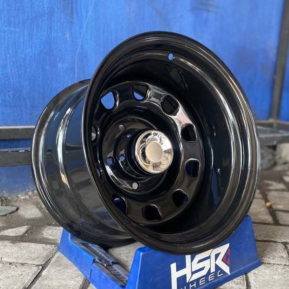 Jual Velg Mobil Jimny, Katana, Feroza, Escudo, R15 Lebar 10 Velg Besi Hsr Wheel Mokupo