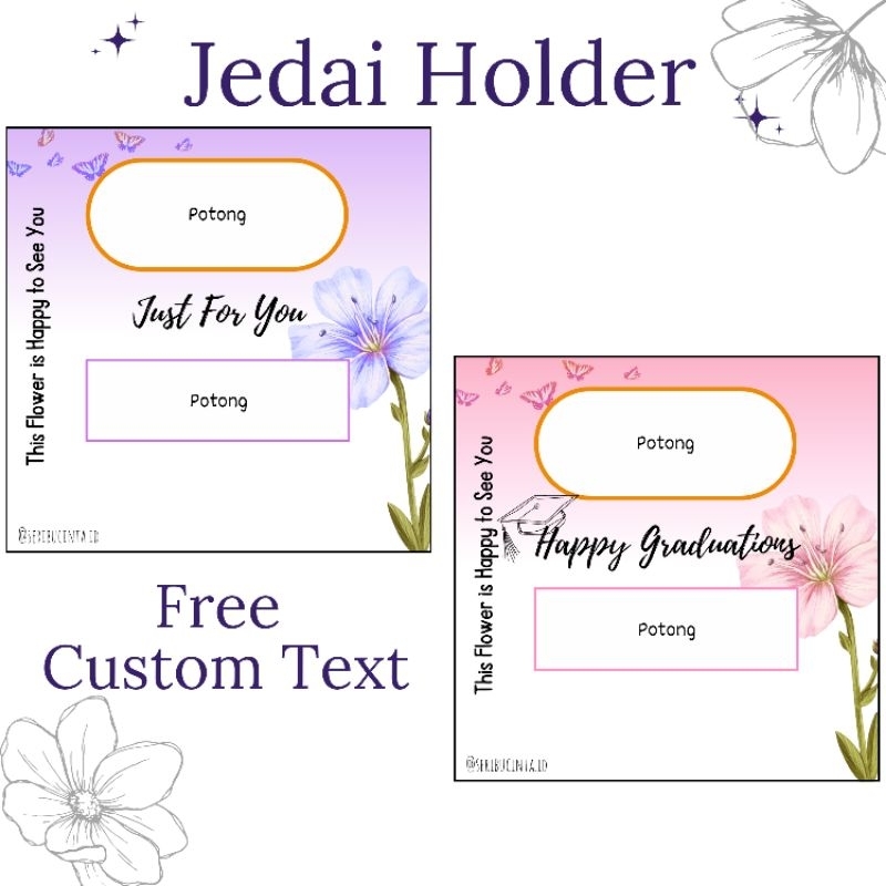 

Jedai Holder | Kertas Packing | Kertas Gift | Hair Clip Holder | Gift Card