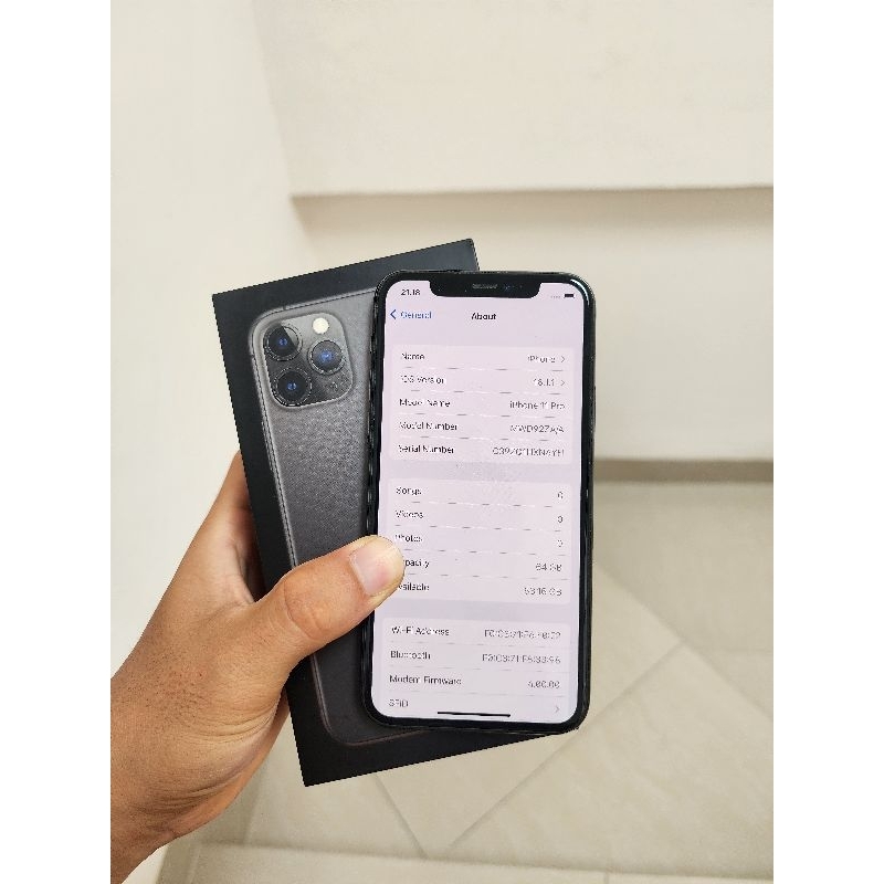 Iphone 11 Pro 64GB Grey Bea Cukai