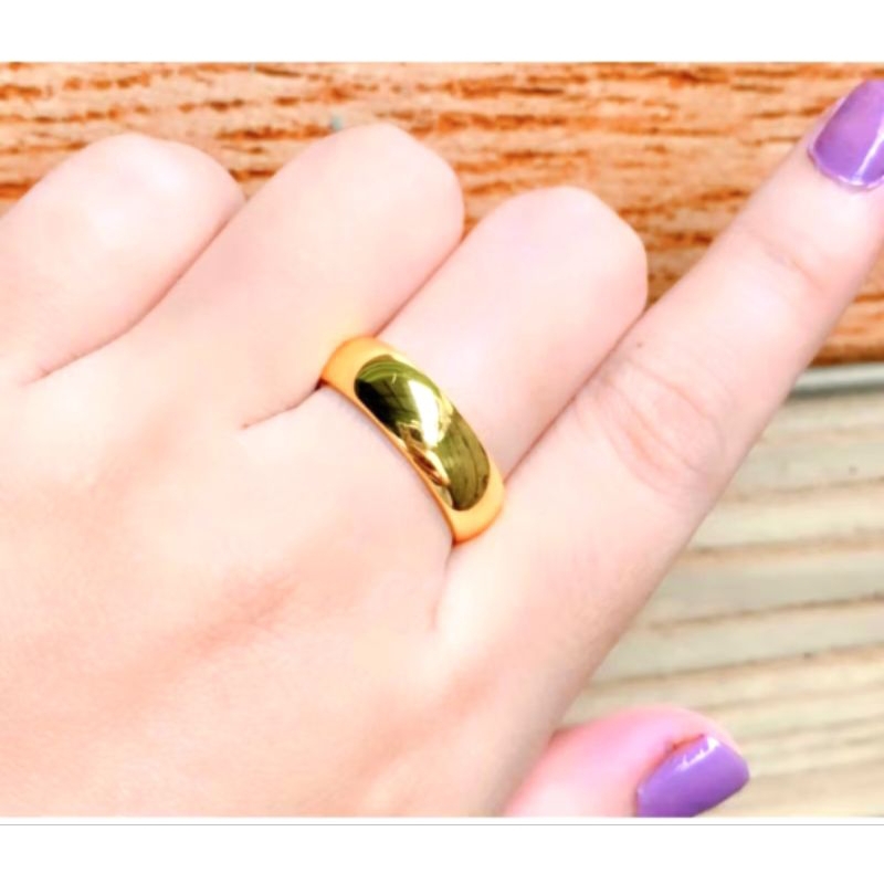 TERMURAH CINCIN COUPLE TITANIUM CINCIN COIN DEWASA ASLI TITANIUM ANTI LUNTUR