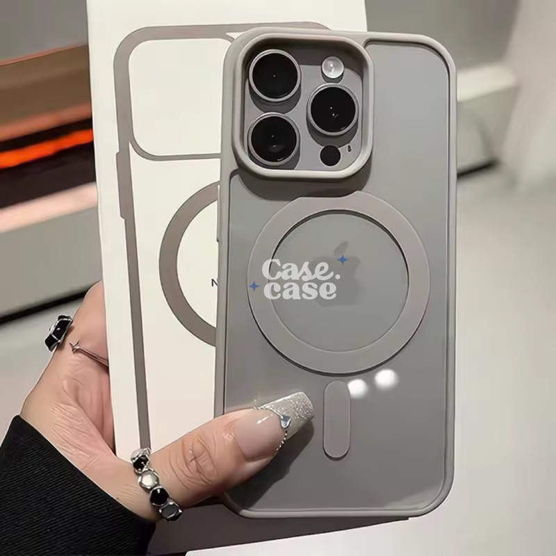 MAGSAFE CLEAR CASE IPHONE CASING IPHONE AESTHETIC CEWEK MURAH UNIK KOREAN COUPLE MAGSAFE XR 11 12 13