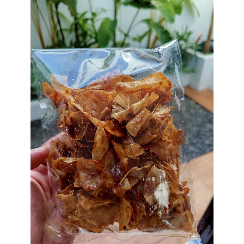 

Kripik singkong Pedas mantul