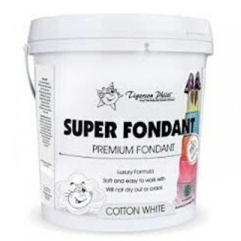 

Tigerson Fondant White 5 Kg (1 Pail) - Premium Quality
