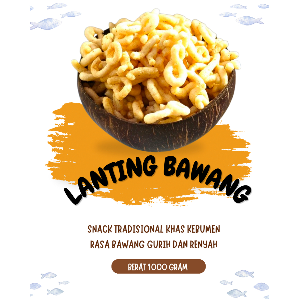 

Lanting Bawang Lanting singkong Bumbu Klanting Lanting Kebumen Bumbu Rasa Bawang 1000 Gram